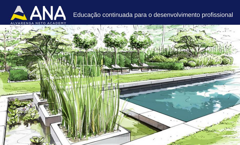 Desenho de vegetação paisagística – Arquitetapage – APRENDA ARQUITETURA
